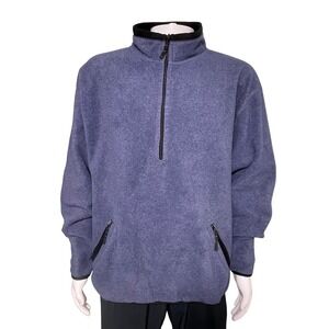 Outersport OT 2000 Fleece Pullover Mens XL Quarter Zip Side Vents Hiking Outdoor